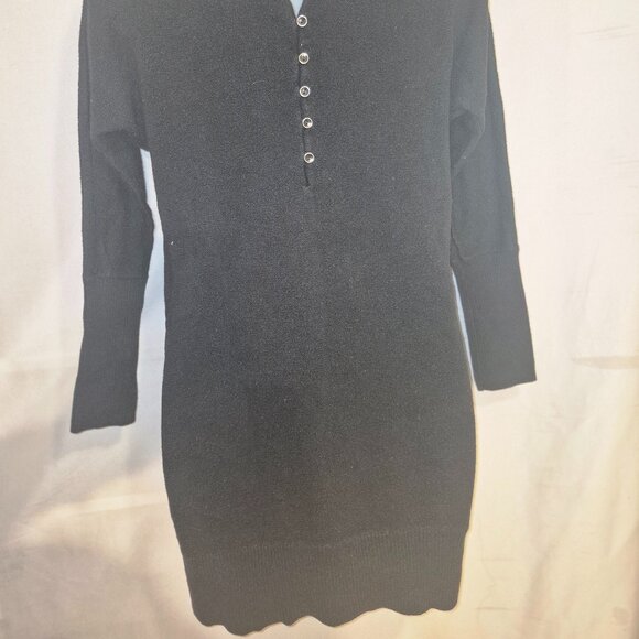 GAP stylish Black sweater dress/ long top in size xs - Picture 9 of 14